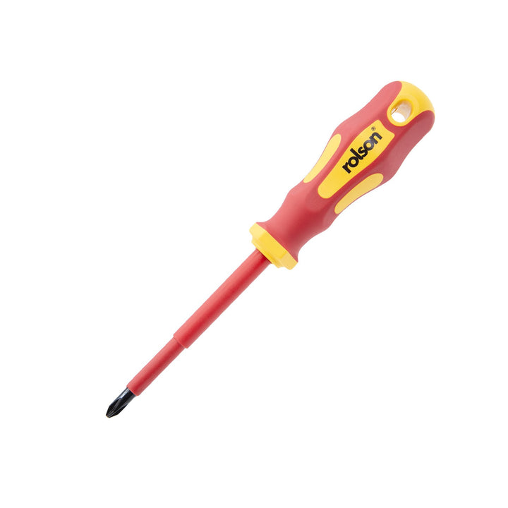PH2 x 100mm VDE Insulated Screwdriver by Rolson Tools
