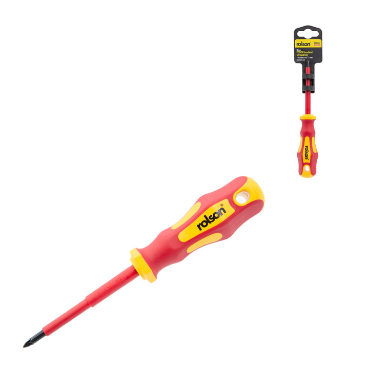 PZ1 x 80mm  VDE Screwdriver by Rolson Tools