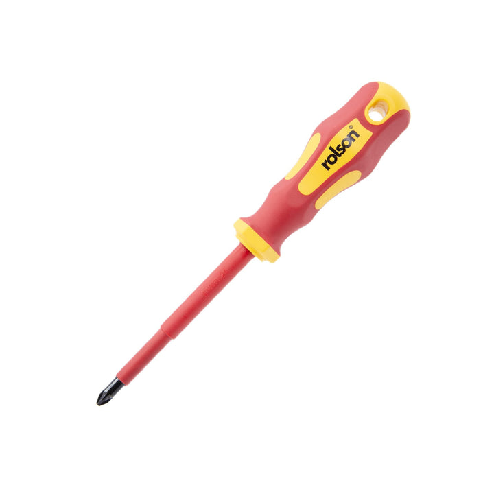 PZ2 x 100mm VDE Insulated Screwdriver by Rolson Tools