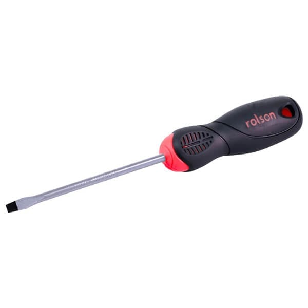 5 x 100mm Slot Screwdriver by Rolson Tools