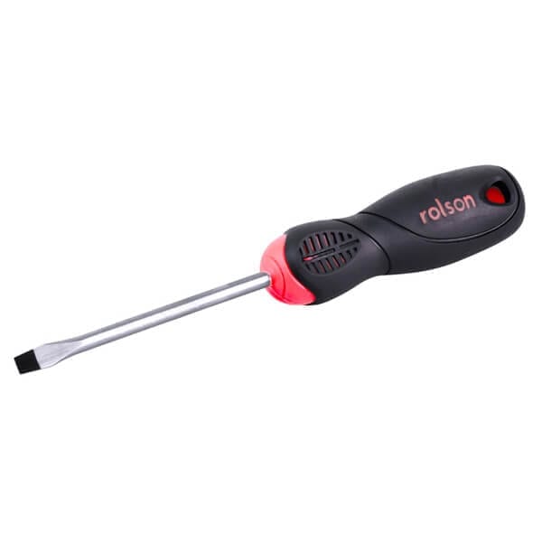 6 x 100mm Slot Screwdriver by Rolson Tools at Klevaro