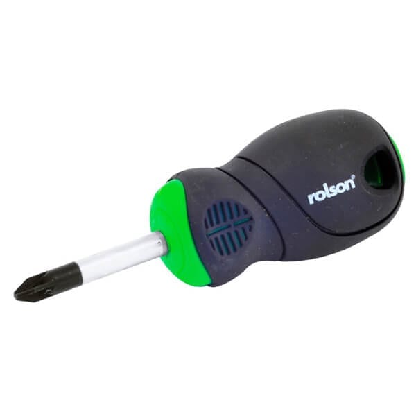 PZ2 x 38mm Stubby Screwdriver by Rolson Tools