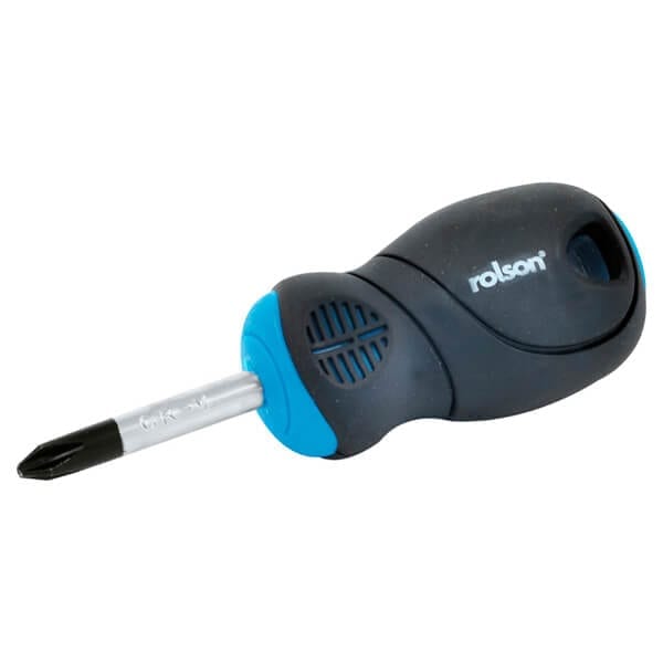 PH2 x 38mm Stubby Screwdriver by Rolson Tools