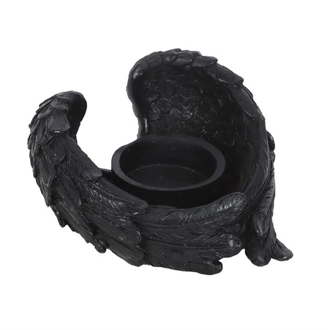 Raven Wings Tealight Candle Holder
