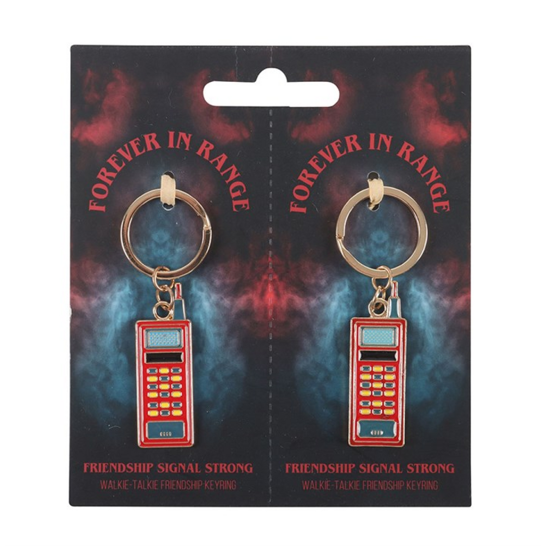 Set of 2 Friendship Walkie Talkie Keyrings