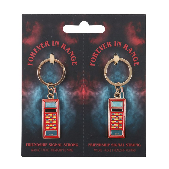 Set of 2 Friendship Walkie Talkie Keyrings