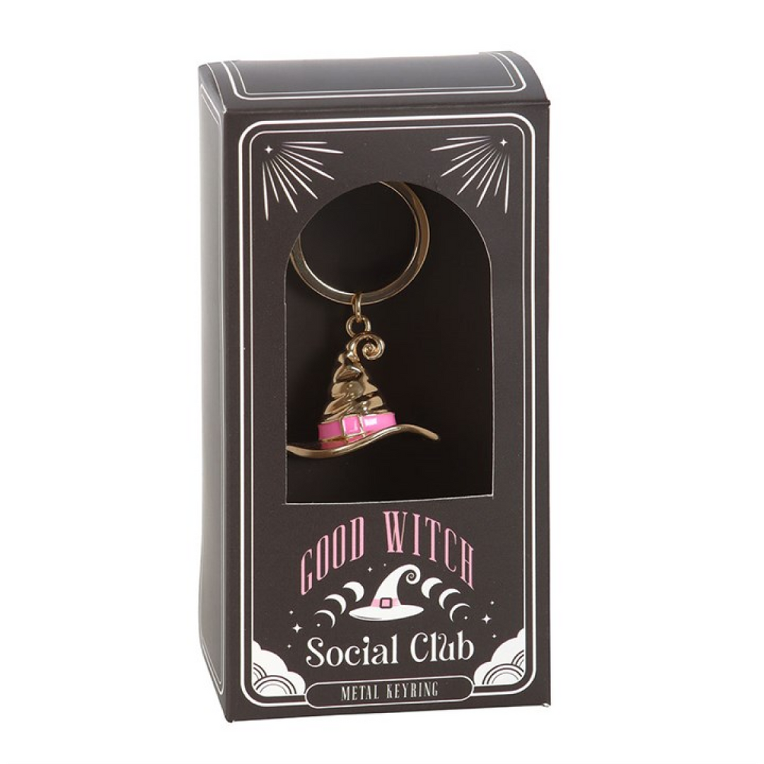 Good Witch Alloy Witch Hat Keyring