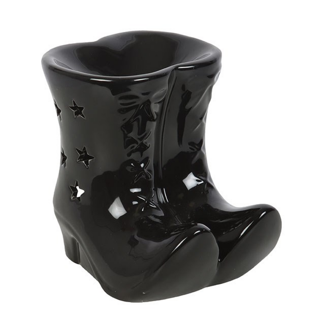 *Black Witch Boots Ceramic Oil Burner (12/24)
