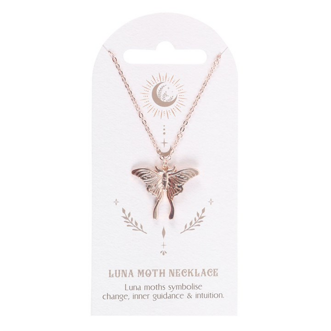 Luna Moth Pendant Necklace