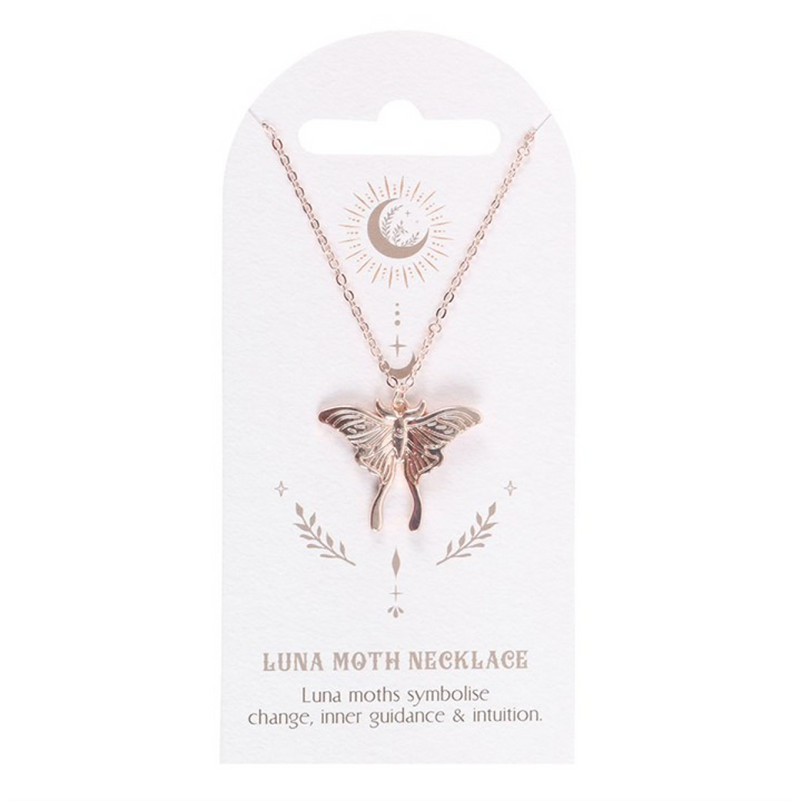 Luna Moth Pendant Necklace