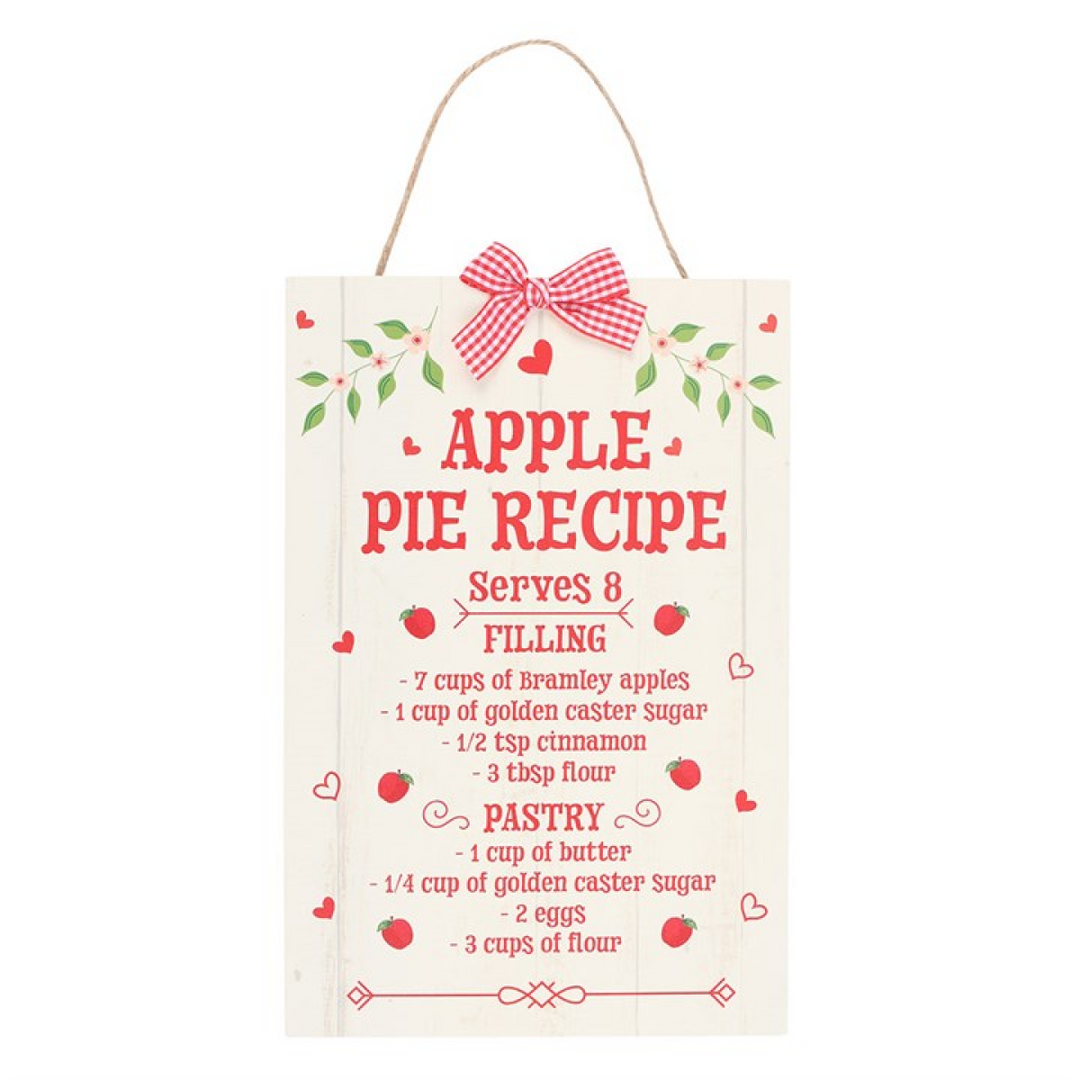 Autumn Skies & Apple Pies Hanging Sign