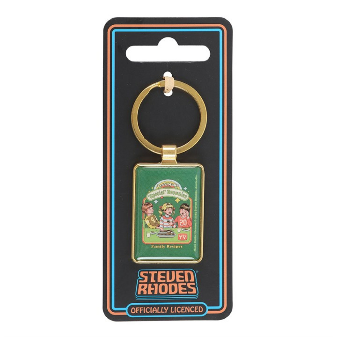 Let's Make Brownies Keyring by Steven Rhodes