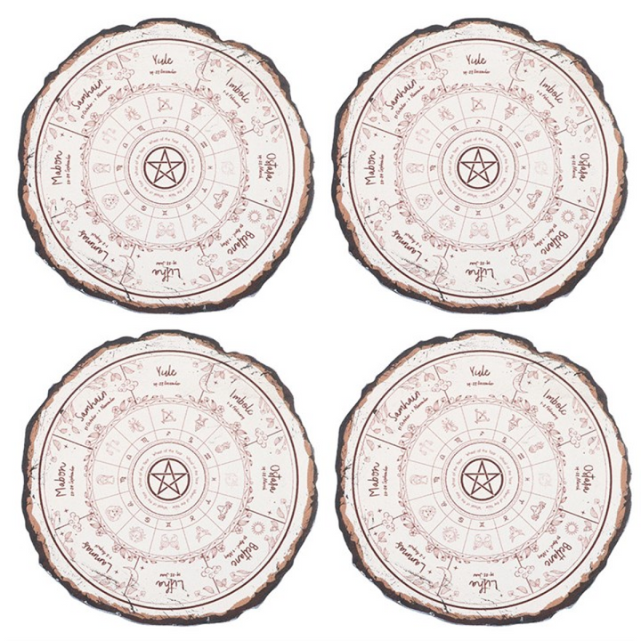 Wheel of the Year Coaster Set