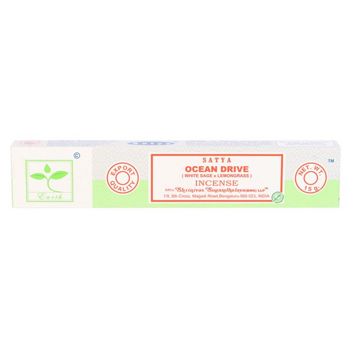 Set of 6 Earth Satya Ocean Drive Incense (12/50)