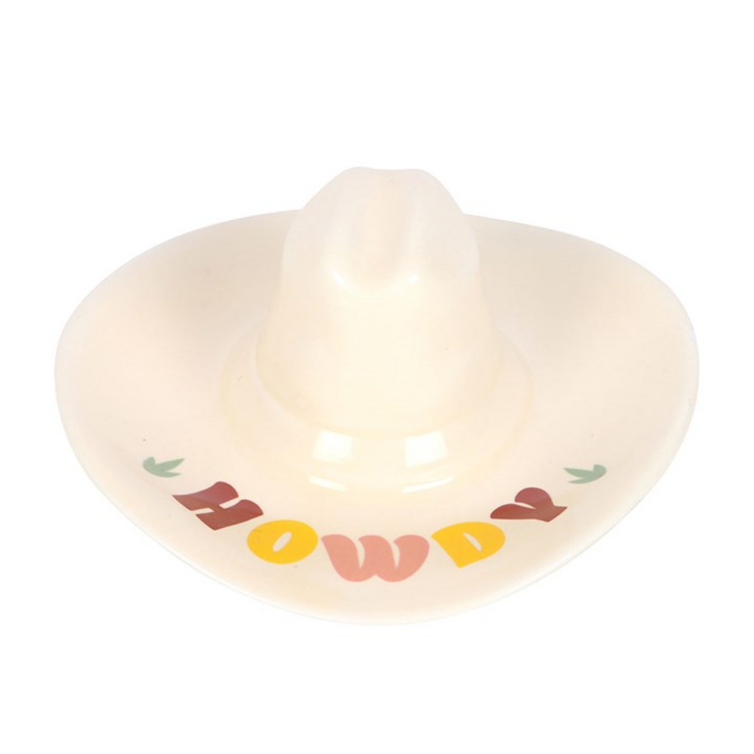 Howdy Cowboy Hat Trinket Dish