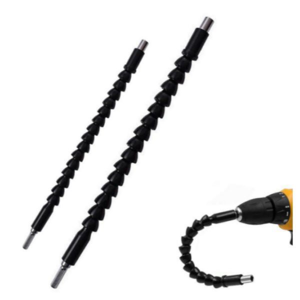 200 & 300mm Flexible Screwdriver Bit Holder by Rolson Tools