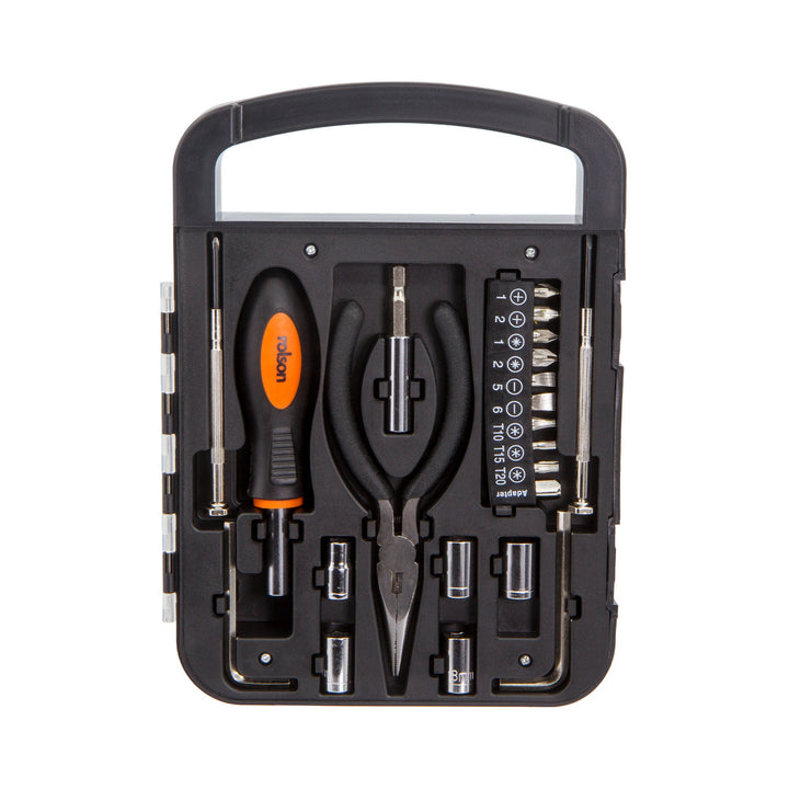 22 Piece Mini Multi-Purpose DIY Tool Kit by Rolson Tools