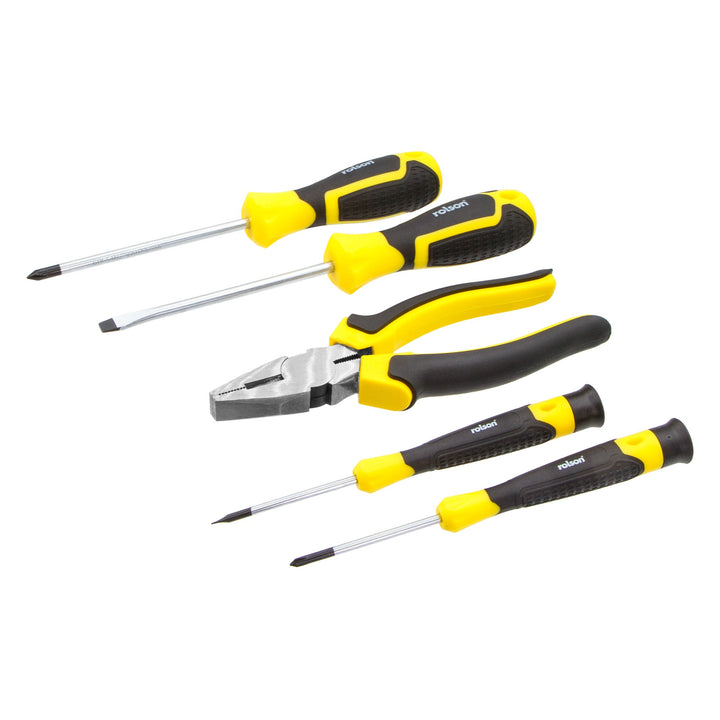 5 Piece Screwdriver and Pliers Set by Rolson Tools