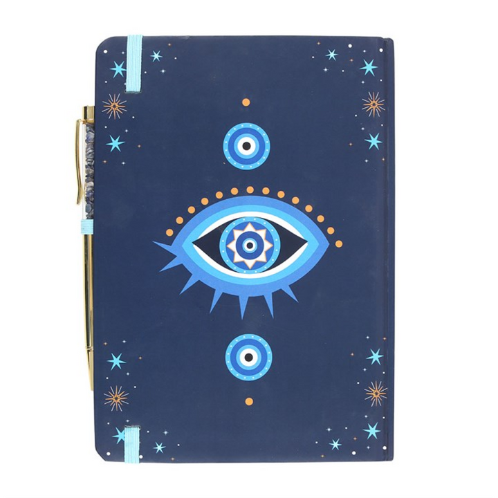 All Seeing Eye A5 Notebook with Crystal Chip Pen