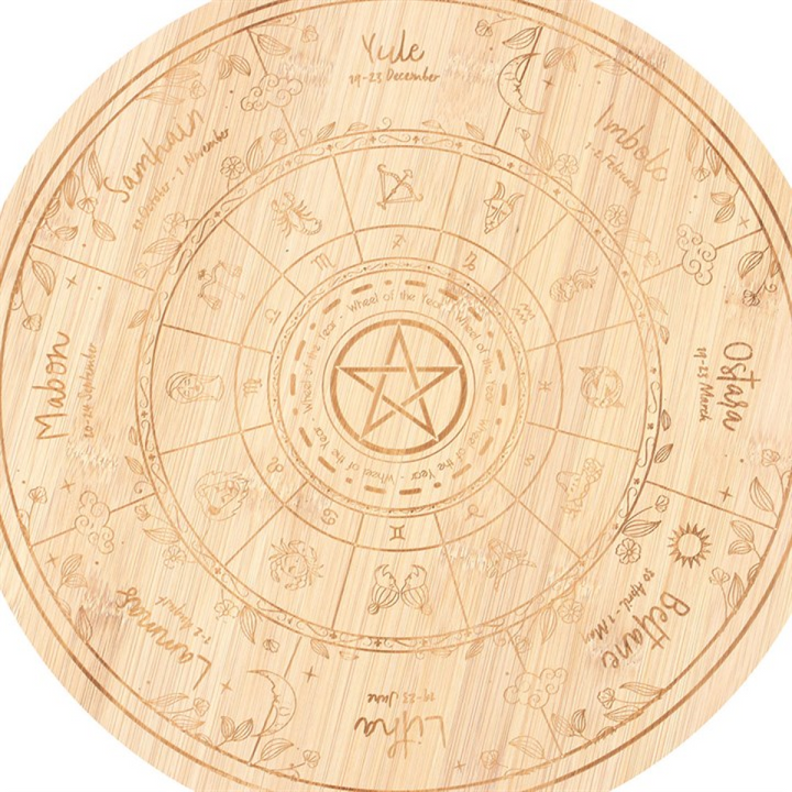 Wheel of the Year Serving Board