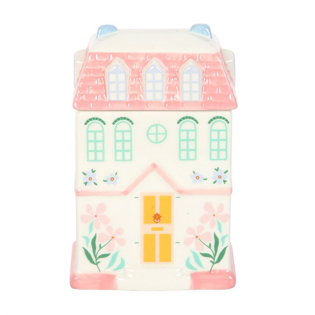 *Pastel House Shaped Ceramic Oil Burner and Wax Warmer(18/36)