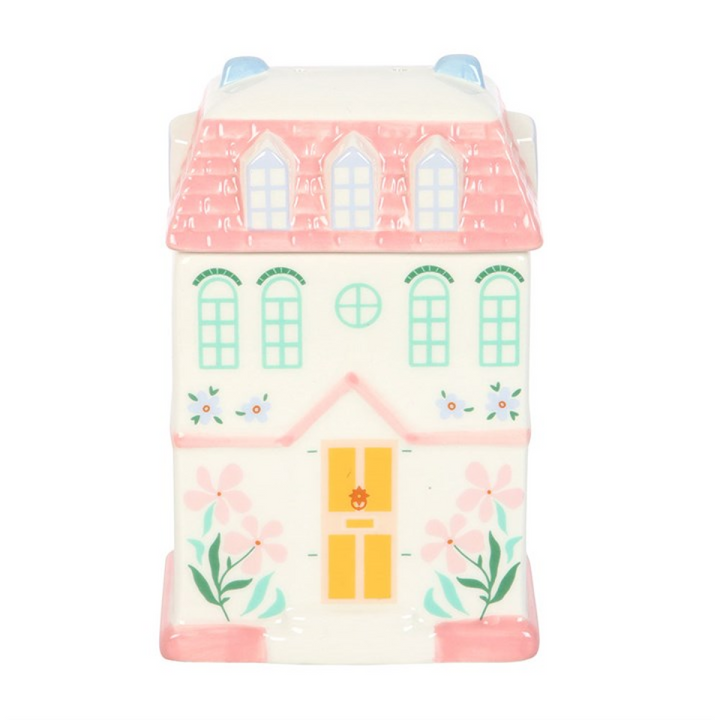 *Pastel House Shaped Ceramic Oil Burner and Wax Warmer(18/36)