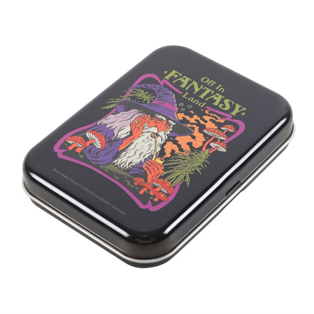 Fantasy Land Stash Tin by Steven Rhodes