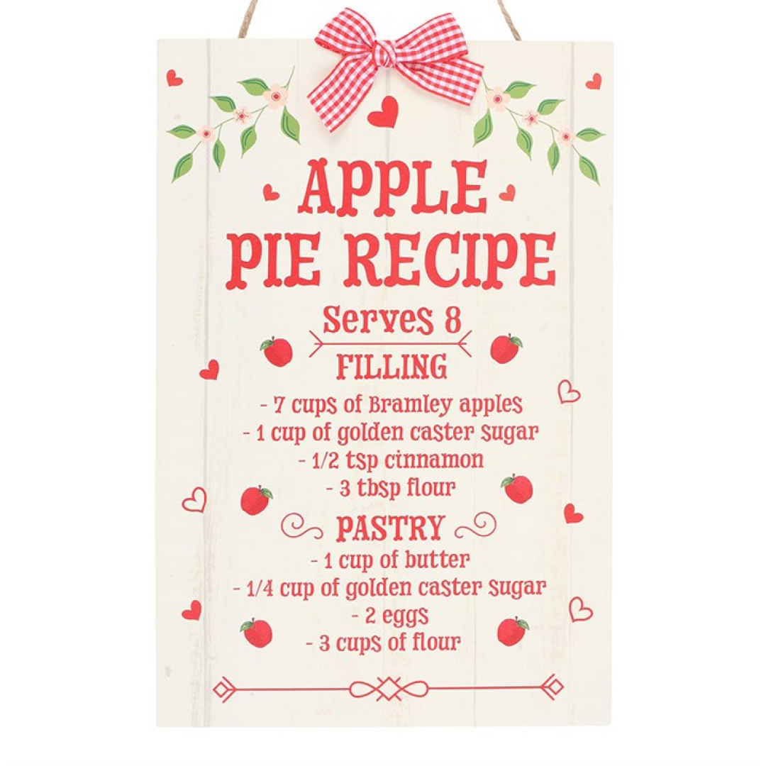 Autumn Skies & Apple Pies Hanging Sign