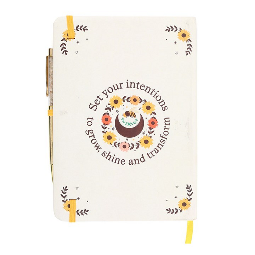 Set Your Intentions Journal with Citrine Pen