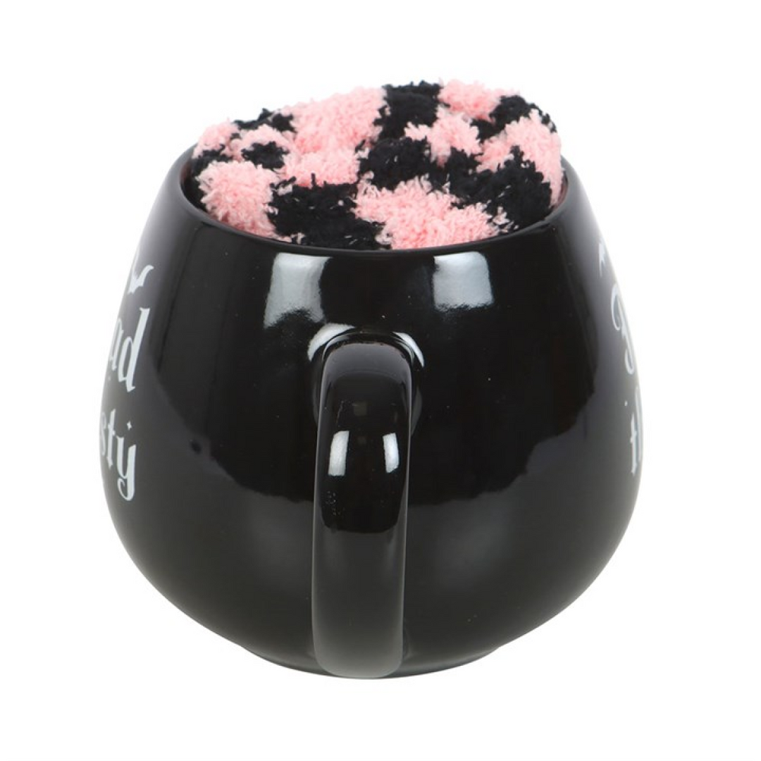 Dead Thirsty Mug and Socks Set