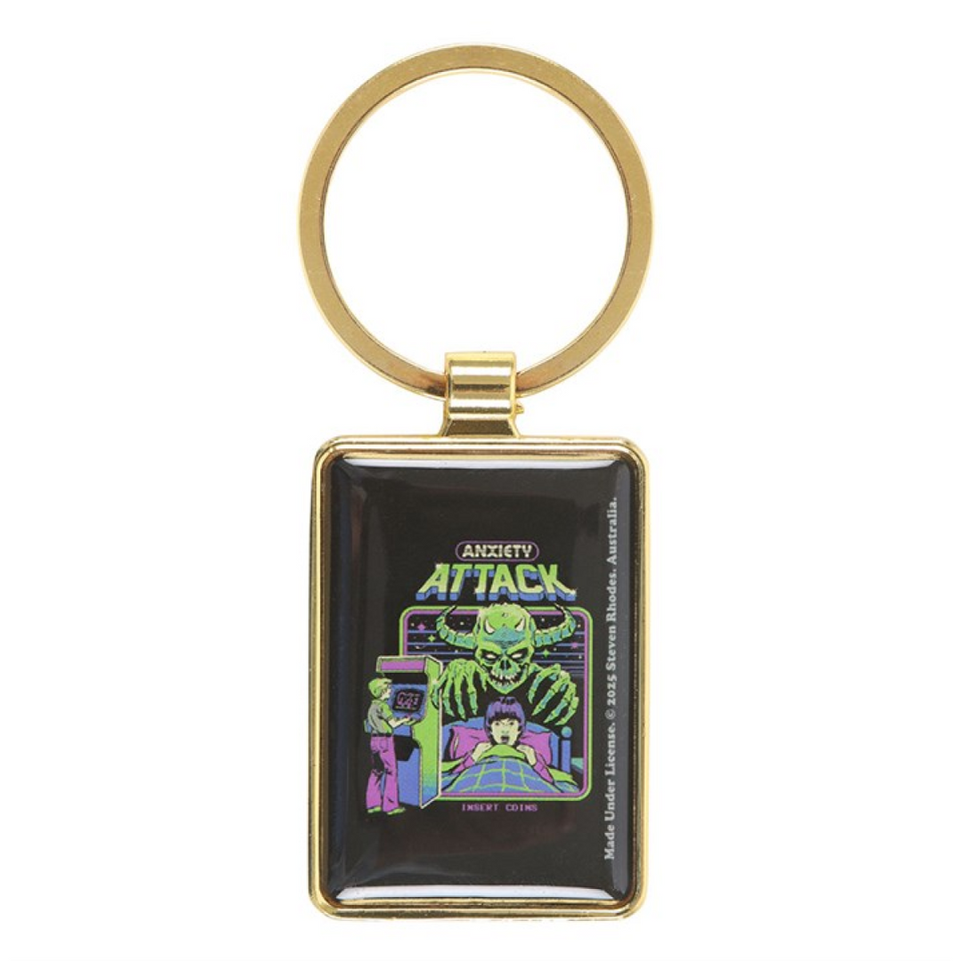 Anxiety Attack Keyring by Steven Rhodes
