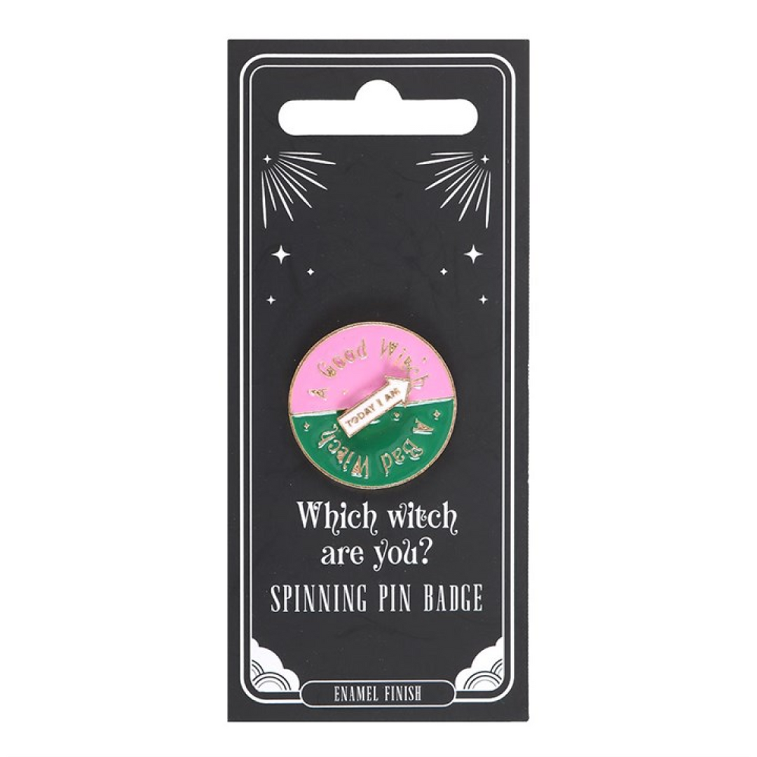 Which Witch Are You Spinning Pin Badge
