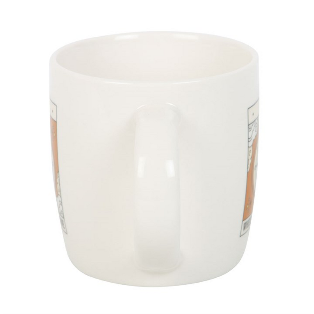 The Wheel of Fortune Vintage Tarot  Mug