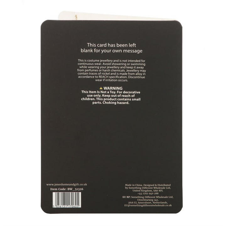 Mixtape Necklace on Greeting Card