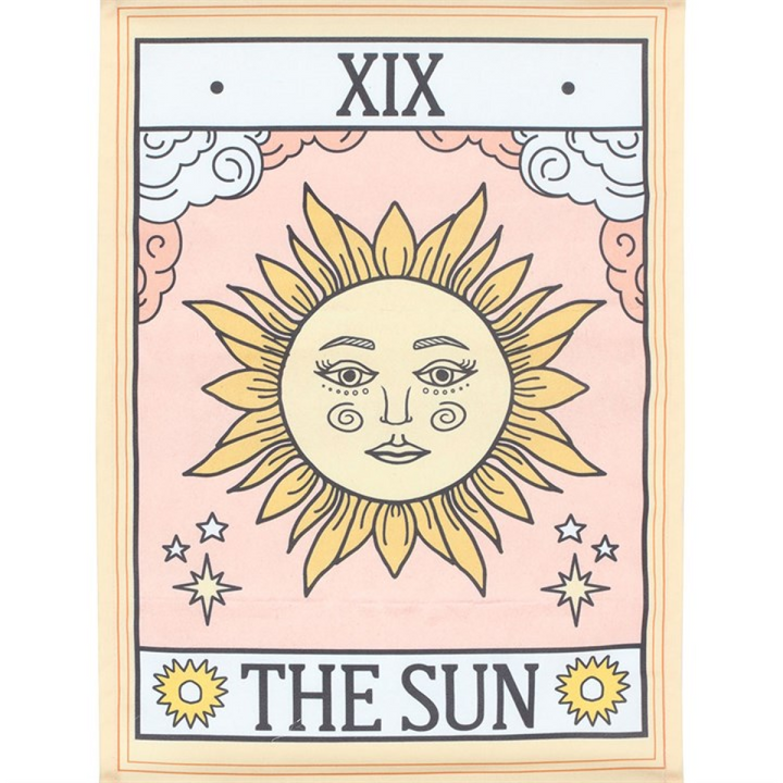 The Sun Vintage Tarot Wall Hanging