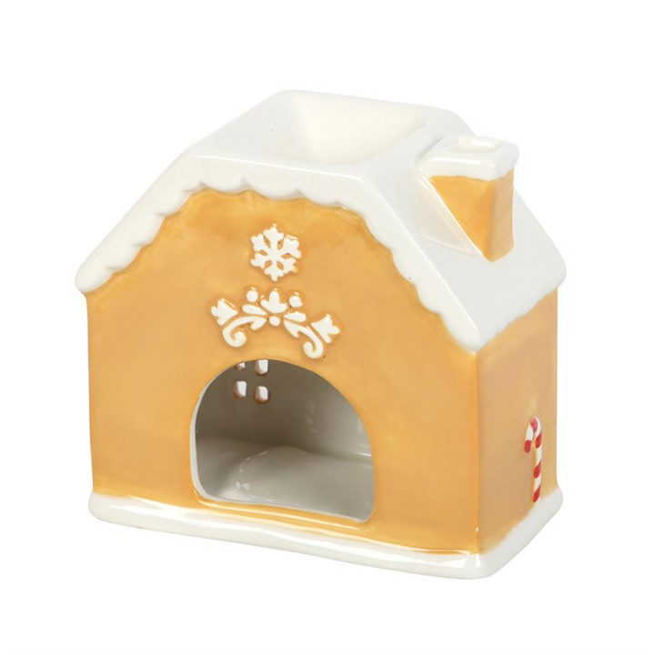 *Candy Cane Gingerbread House Ceramic Oil Burner and Wax Warmer (12/24)