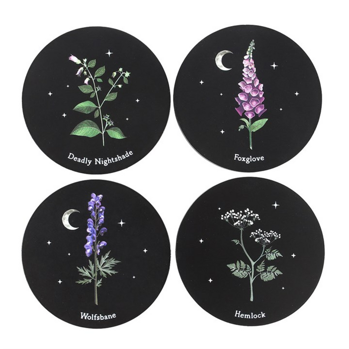 Poisonous Plants Coaster Set