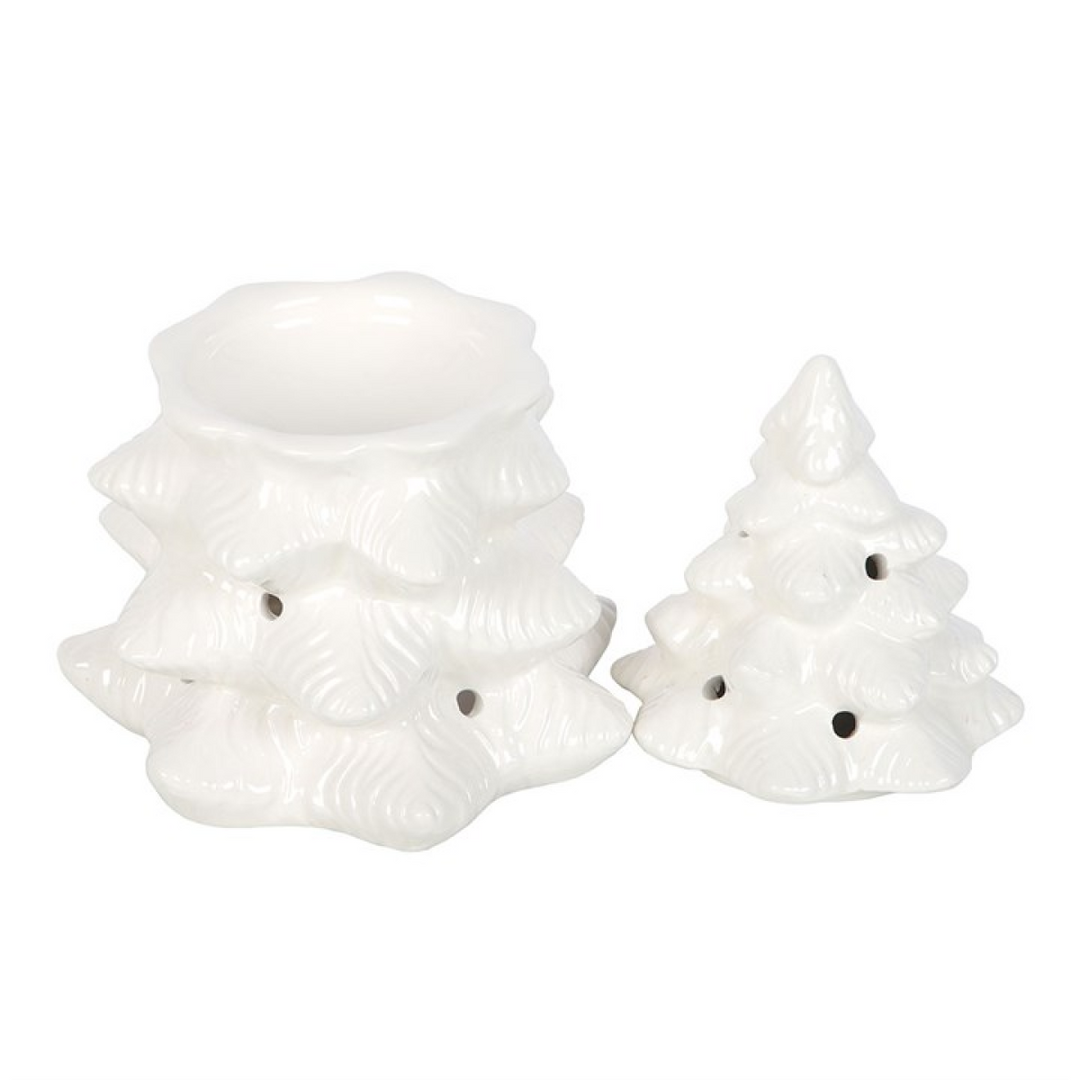 *White Fir Tree Ceramic Oil Burner and Wax Warmer(12/24)