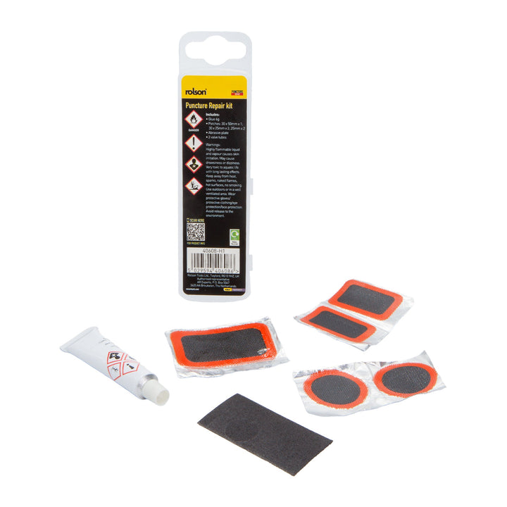 Bicycle Puncture Repair Kit by Rolson Tools