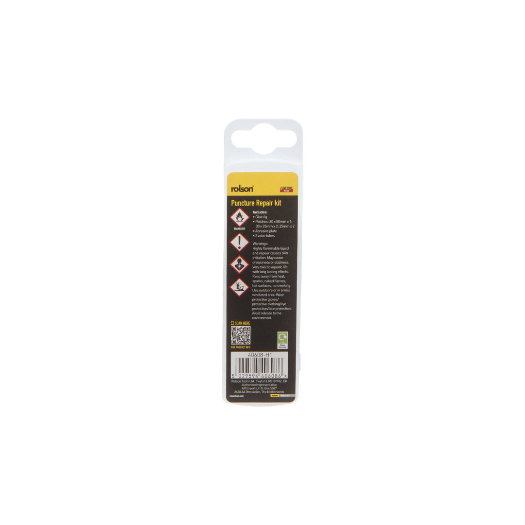 Bicycle Puncture Repair Kit by Rolson Tools