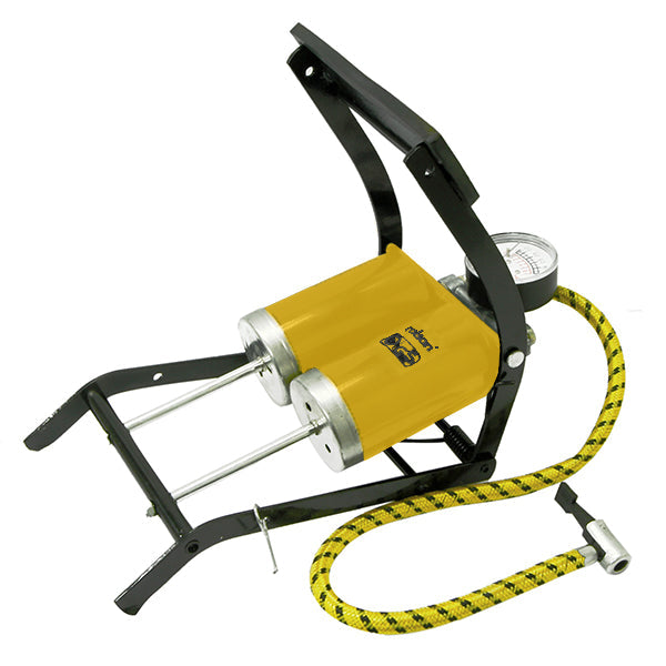 Double Cylinder Foot Pump by Rolson Tools