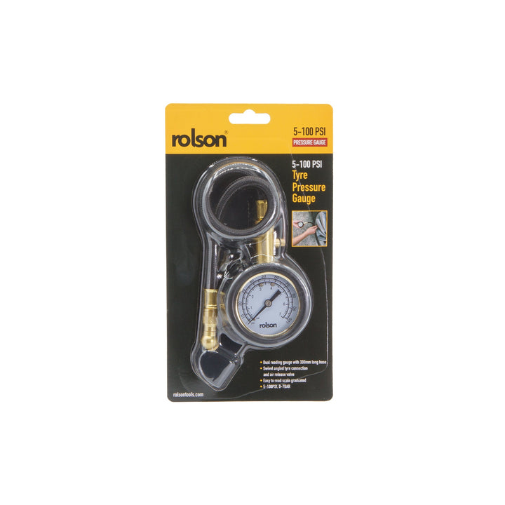 Tyre Pressure Gauge by Rolson Tools