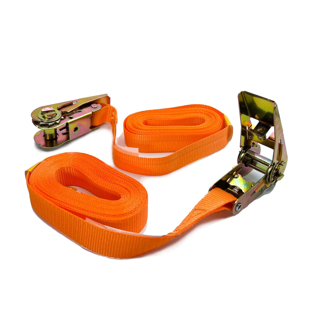 2 Piece 5m x 25mm Endless Ratchet Straps by Rolson Tools