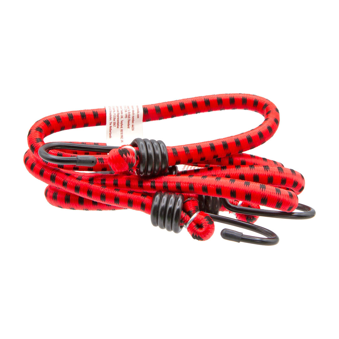 2 Piece 900mm x 12mm Bungee Cord by Rolson Tools