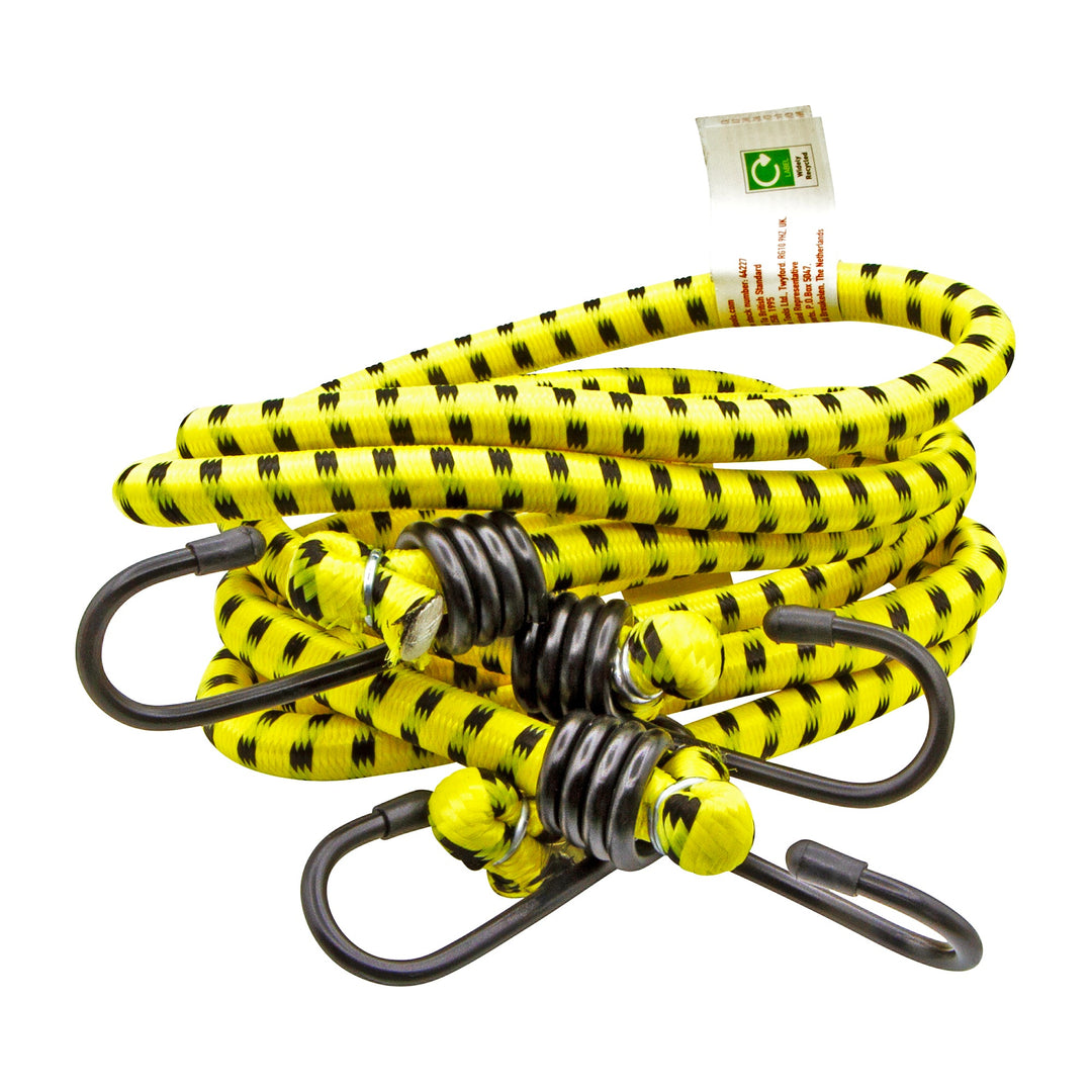 2 Piece 1200mm x 12mm Bungee Cord by Rolson Tools