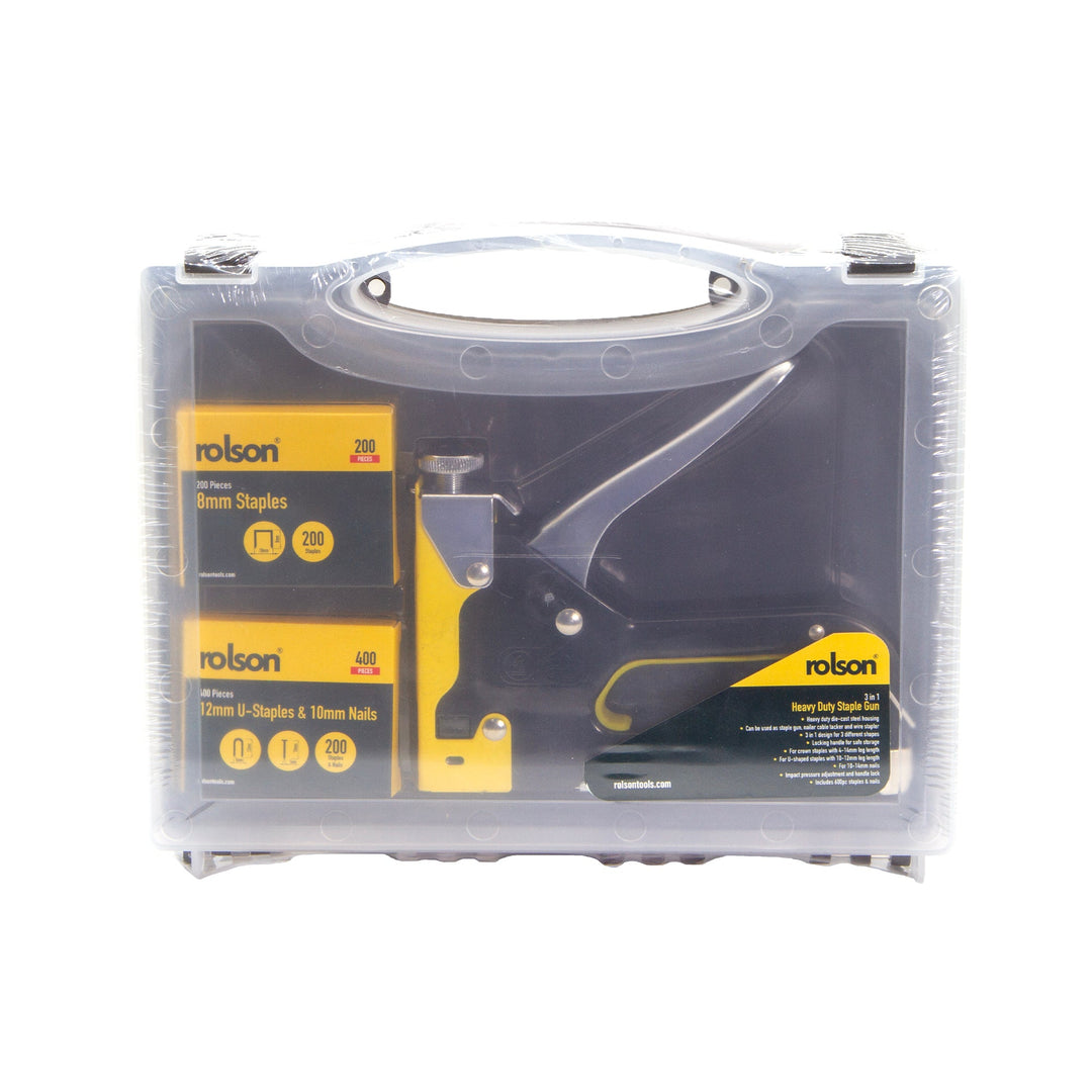 3 in 1 Staple Gun by Rolson Tools