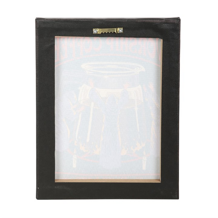 19x25cm Worship Coffee Canvas Plaque by Steven Rhodes