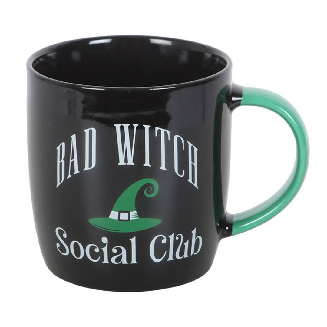 Bad Witch Social Club Mug and Coaster Set