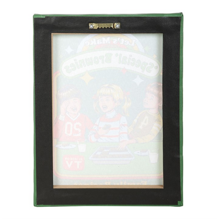 19x25cm Let's Make Brownies Canvas Plaque by Steven Rhodes