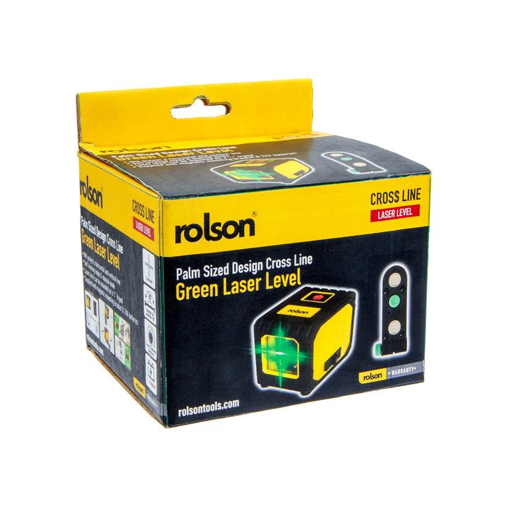 Cross Line Green Laser Level by Rolson Tools